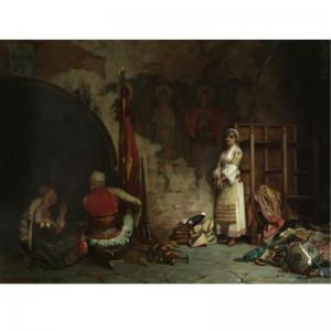 RALLI Théodore Scaramanga 1852-1909,THE CAPTIVE (TURKISH PLUNDER),1885,Sotheby's GB 2007-11-14