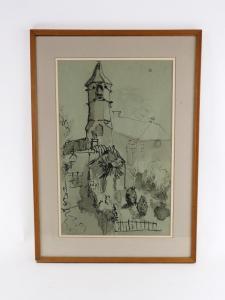 RALPH DODD 1922-2012,A Church Tower,Bellmans Fine Art Auctioneers GB 2017-07-11
