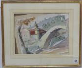 RALPH DODD 1922-2012,A view of a bridge in a town,Bellmans Fine Art Auctioneers GB 2017-07-11