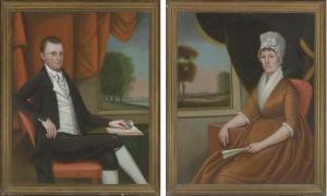 RALPH E. W 1785-1838,A Pair of Double Portraits of Mr. and Mrs. Nathaniel,Christie's GB 2006-01-20