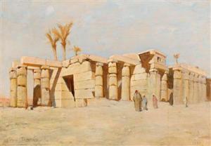 RALPH John 1900-1900,Egyptian Temple Ruins,1932,Palais Dorotheum AT 2019-02-19