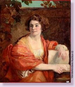 RAMAEKERS A 1800-1900,Femme à la lecture,VanDerKindere BE 2009-10-13