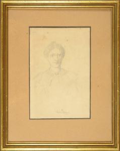 RAMALHO Antonio 1859-1916,Retrato de Senhora,Veritas Leiloes PT 2023-01-24