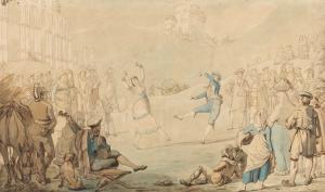RAMBERG Johann Heinrich 1763-1840,Danse traditionnel d'Italie du nor,Millon - Cornette de Saint Cyr 2009-06-20