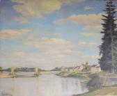 RAMEAU Claude 1876-1955,Les bords de la Loire,Saint Germain en Laye encheres-F. Laurent 2017-11-19