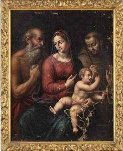 RAMENGHI IL BAGNACAVALLO Giovanni Battista II 1521-1601,Madonna con Bambino tra,Bertolami Fine Arts 2022-11-17
