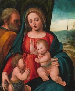 RAMENGHIL BAGNACAVALLO Bartolomeo I 1485-1542,Madonna with the Chr,1610-1620,im Kinsky Auktionshaus 2021-12-14