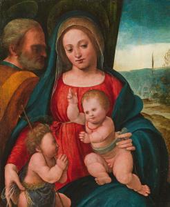 RAMENGHIL BAGNACAVALLO Bartolomeo I 1485-1542,Madonna with the Christ Child,,im Kinsky Auktionshaus 2021-07-06