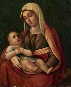 RAMENGHIL BAGNACAVALLO Bartolomeo I 1485-1542,Vierge à l'Enfant,Aguttes FR 2023-06-22