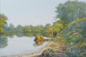 RAMOS Felix 1919-1993,Impressionist River Scene,1976,Burchard US 2021-10-17