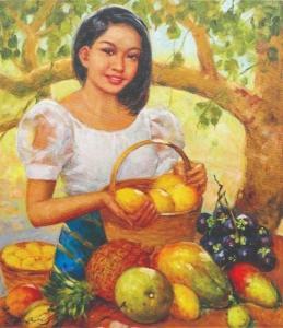 RAMOS Oscar 1948,Fruit Vendor,Leon Gallery PH 2020-01-18