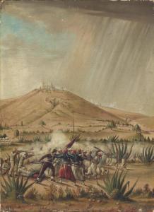 RAMOS Patricio 1800,Untitled (Batalla de Puebla),Christie's GB 2007-11-19