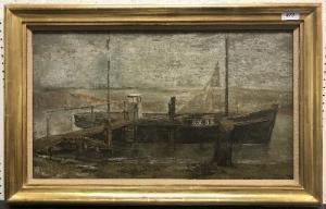 RAMOS Theodore 1928-2018,Estuary Boat Rye,1950,Moore Allen & Innocent GB 2020-03-11