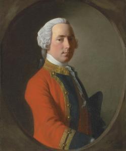 RAMSAY Allan 1713-1784,Portrait of Lieutenant John Abercrombie (d. 1758),1754,Christie's 2019-05-01