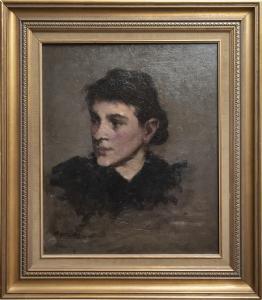 RAMSAY Hugh 1877-1906,Portrait of a Young Woman,Leonard Joel AU 2018-12-10