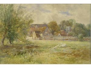 RAMSAY W,Pastoral scene with church andgeese,Andrew Smith and Son GB 2008-06-10