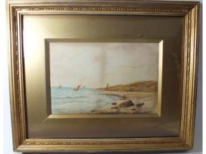 RAMUS Ferneley 1868-1937,coastal scene with yachts,1902,Smiths of Newent Auctioneers GB 2020-08-28