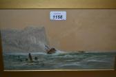 RAMUS Ferneley 1868-1937,shipwreck off the coast,1999,Lawrences of Bletchingley GB 2017-06-06