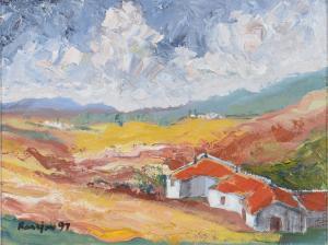 RANALOW Brian 1947,White Farmhouse Majorca,1997,Mellors & Kirk GB 2022-06-15