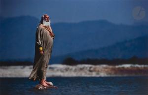 RANCINAN Gérard 1953,Chandra Swami sur les bords du Gange,1994,Ader FR 2022-11-10
