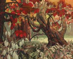 RAND Paul 1896-1970,B.C. Maples, Autumn,1933-1934,Heffel CA 2023-05-27