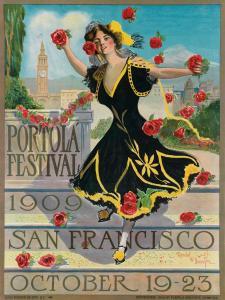 RANDAL frank 1887-1901,PORTOLA FESTIVAL / SAN FRANCISCO,1909,Swann Galleries US 2016-10-27