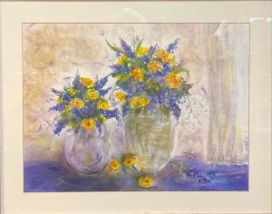 RANDAL PAMELA,Gold and Blue Bouquets,Bamfords Auctioneers and Valuers GB 2023-02-15