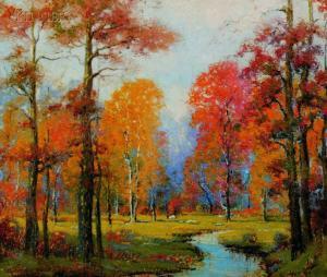 randall ernest 1877,Autumn Landscape,Skinner US 2008-03-07