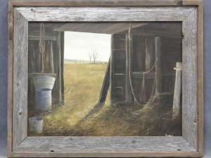 RANDALL HELEN 1935,A VIEW OUT OF A BARN,William J. Jenack US 2015-06-28