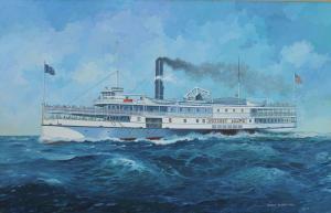 RANDALL WALLACE 1900-1900,The steamship,1955,Eldred's US 2010-07-22