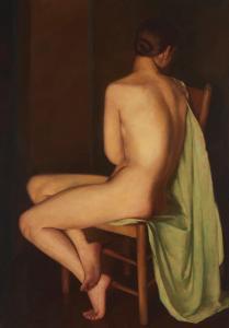 RANDOLPH Lee Fritz 1880-1956,Seated nude,John Moran Auctioneers US 2023-11-14