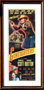 RANDOLPH Scott,GUNFIGHTERS POSTER,Burchard US 2010-01-24