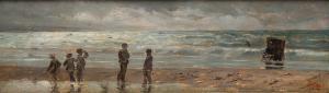 RANGER Henry Ward 1858-1916,BEACH SCENE,Amelia Jeffers US 2024-03-07