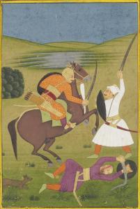 RANGINI Nat,a horseman attacked by footsoldiers,Bonhams GB 2013-06-18