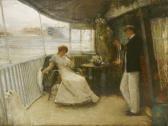 RANKEN William Bruce Ellis 1881-1941,'ON THE BOW OF THE GIN PALACE',1899,Sworders GB 2018-09-11