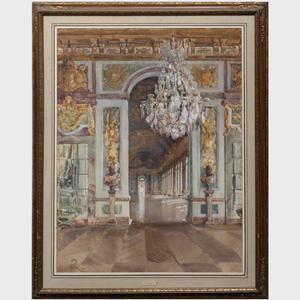 RANKEN William Bruce Ellis 1881-1941,La Galerie des Glaces,1909,Stair Galleries US 2021-09-22