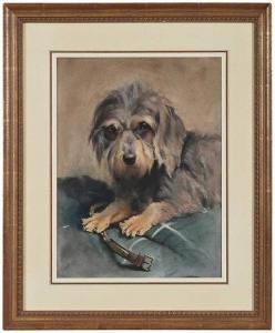 RANKIN Andrew Scott 1868-1942,Head of Terrier, Dandie Dinmont,Brunk Auctions US 2020-02-08