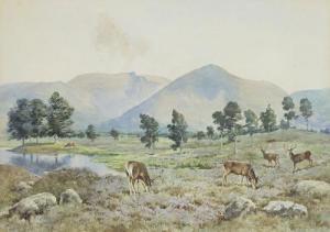 RANKIN Andrew Scott 1868-1942,Red stags on the moor,Bonhams GB 2011-11-10