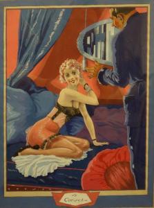 RANSON René 1891-1977,Le corset,Conan-Auclair FR 2020-06-13