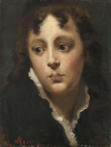 RANZONI Daniele 1843-1889,Bildnis einer jungen Frau,Neumeister DE 2024-03-20