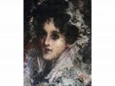 RANZONI Daniele 1843-1889,Ritratto di donna con velo da sposa,Sesart's IT 2012-08-31