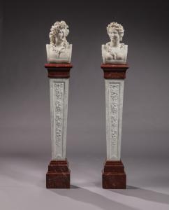 RAON Jean 1630-1707,Pair of busts of Bacchus and Ceres,1700,Sotheby's GB 2023-07-04