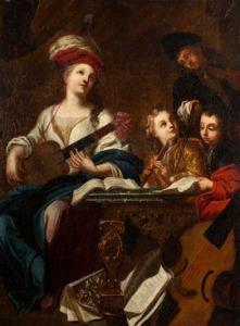 RAOUX Jean 1677-1734,Le Concert,Aguttes FR 2021-11-25