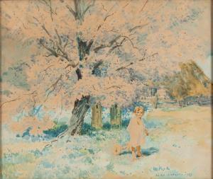 RAPACKI Jozef 1871-1929,Landscape with a child,1925,Desa Unicum PL 2023-11-14