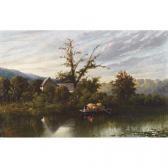 RAPHAEL William 1833-1914,ON THE RICHELIEU RIVER,1881,Joyner CA 2011-05-27