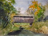 RASBACH Jane 1800-1900,'Covered Bridge, Otsego, NY',1880,Litchfield US 2012-07-11