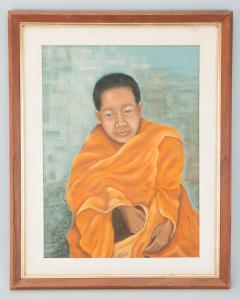 RASMUSSEN A,Portrait of Buddhist Monk,Harlowe-Powell US 2012-06-16