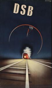 RASMUSSEN Aage 1913-1975,DSB poster,1937,Bruun Rasmussen DK 2023-08-22