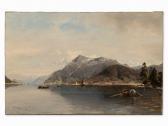 RASMUSSEN Georg Anton 1842-1914,Fjord Landscape,1878,Auctionata DE 2016-04-19