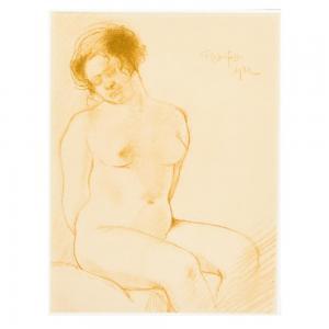 RASSENFOSSE Armand 1862-1934,Seated Nude,1932,Ripley Auctions US 2024-03-30